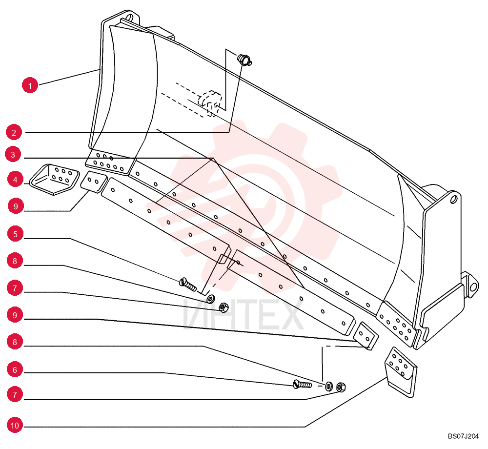 DOZER BLADE 76089495