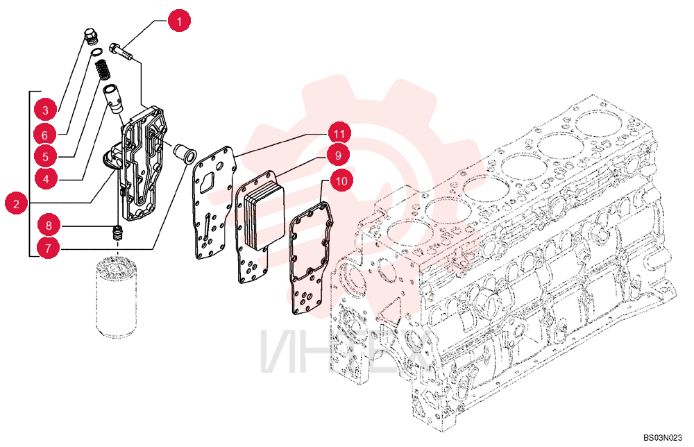 ENGINE OIL FILTER 2853780