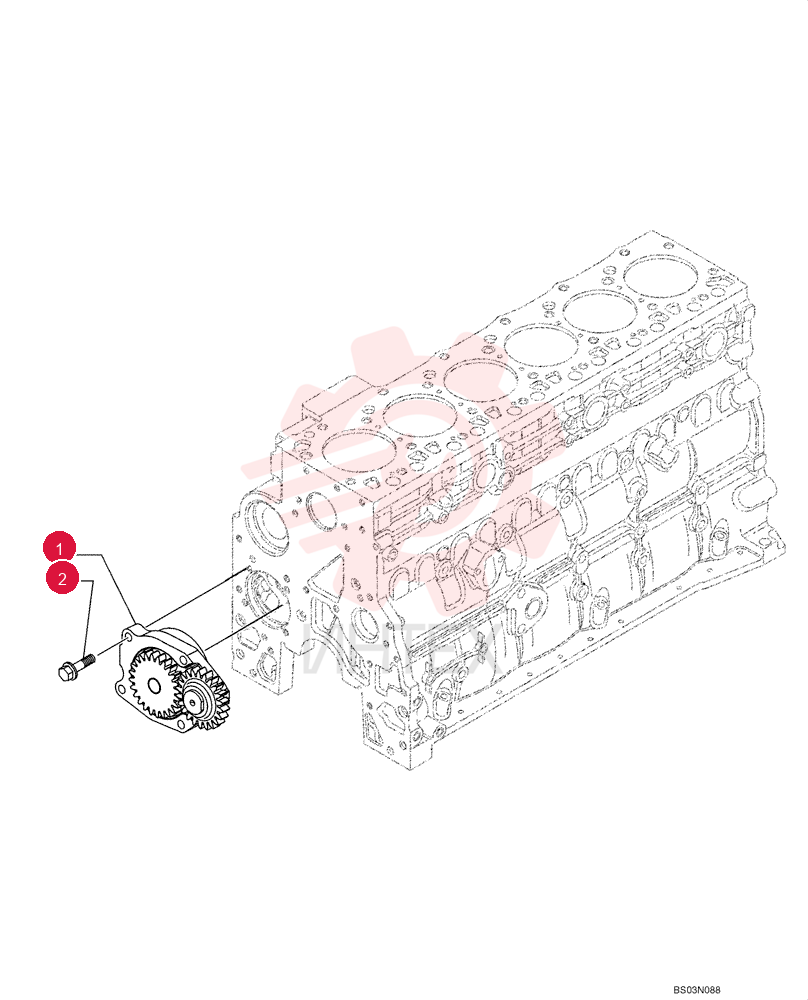 ENGINE OIL PUMP 4897481