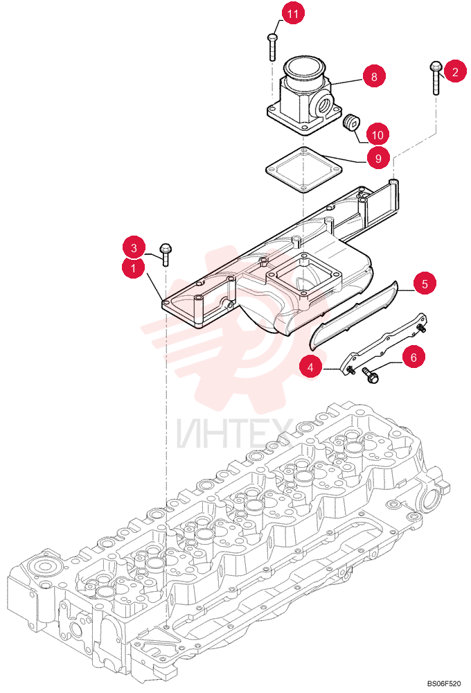 INLET MANIFOLD 2854534