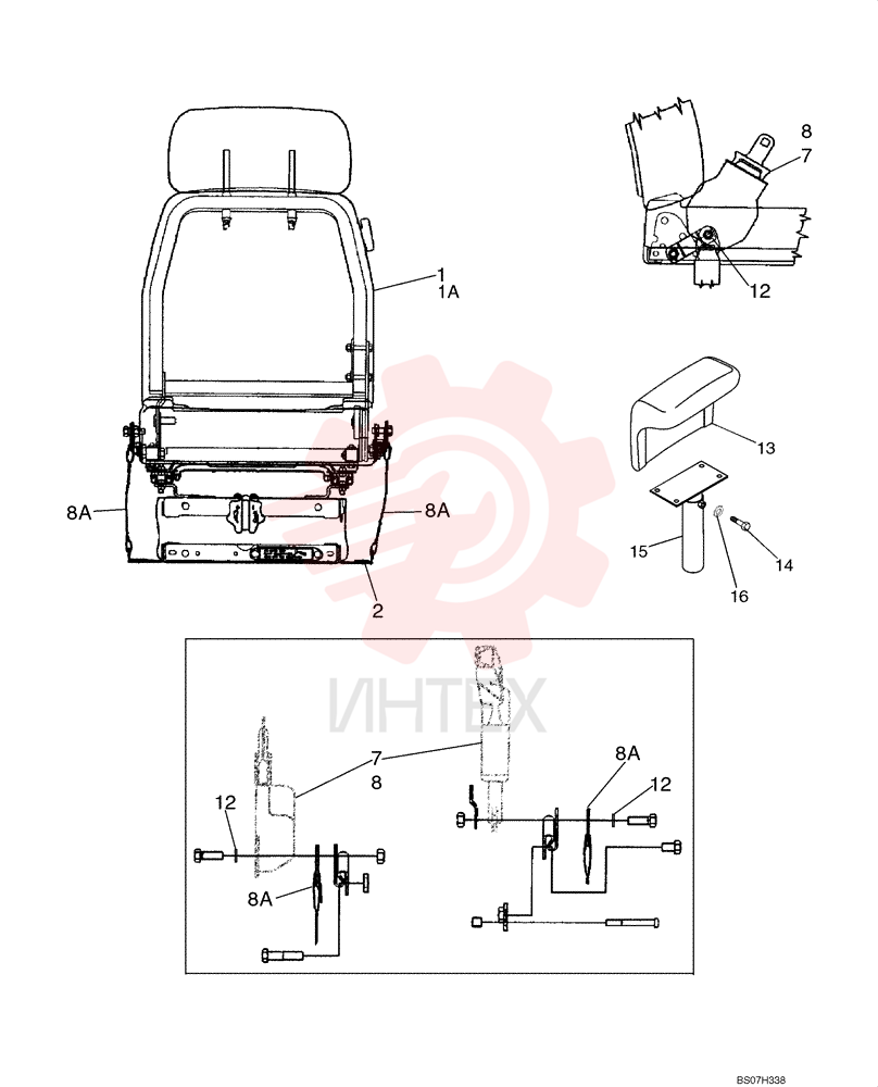 SEAT ASSY. 87450937 (1)