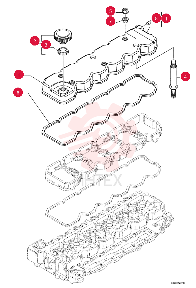VALVE COVER 4895910