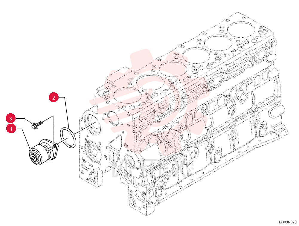 WATER PUMP 2853443