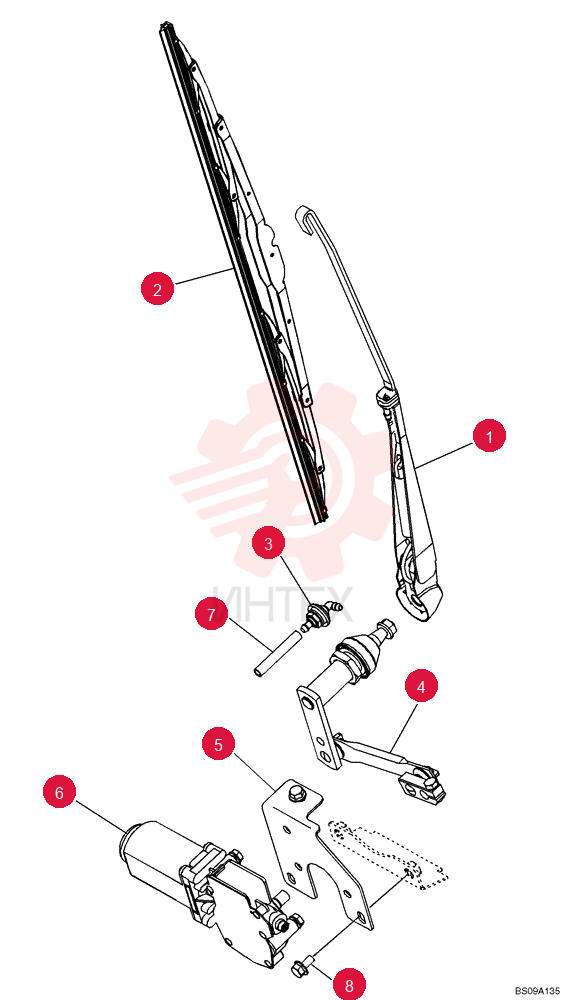 WIPER ARM 87397403