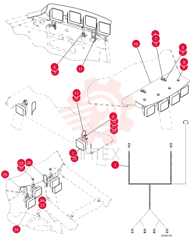 WIRE HARNESS 87370161