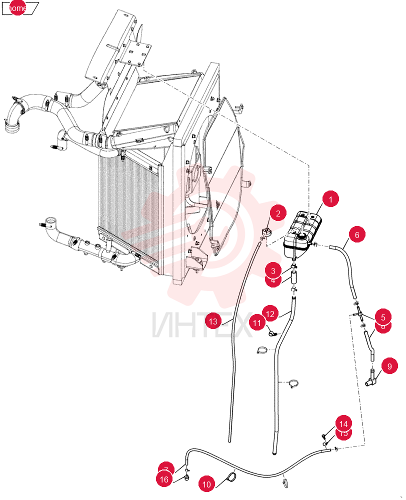 COOLANT EXPANSION RESERVOIR