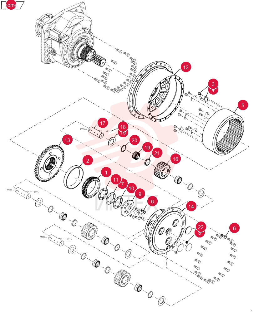 ROLLER BEARING,6.875" ID x 1.875"
