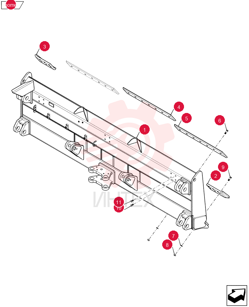 DOZER BLADE 47477491