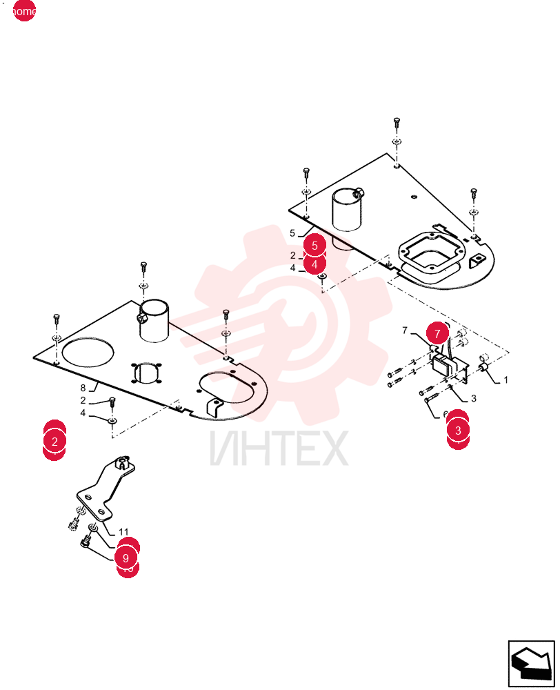 SPACER,1/4" Pipe x 1/2"