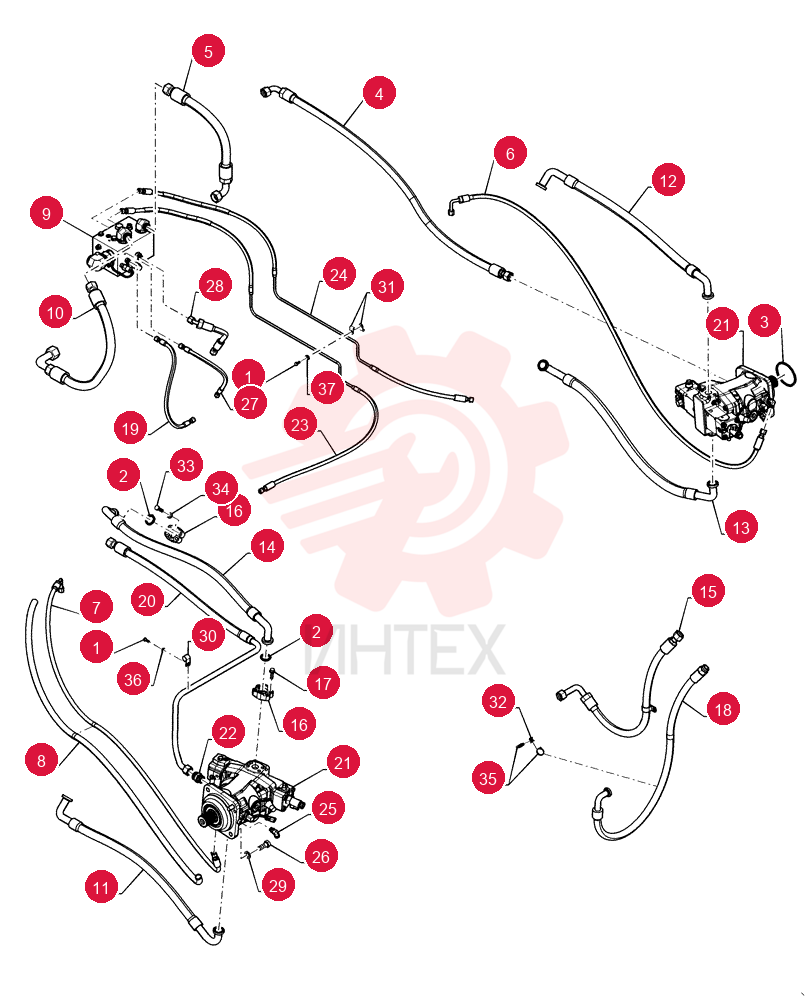 BOLT,Hex, M10 x 1.5 x 20mm, Cl 8.8