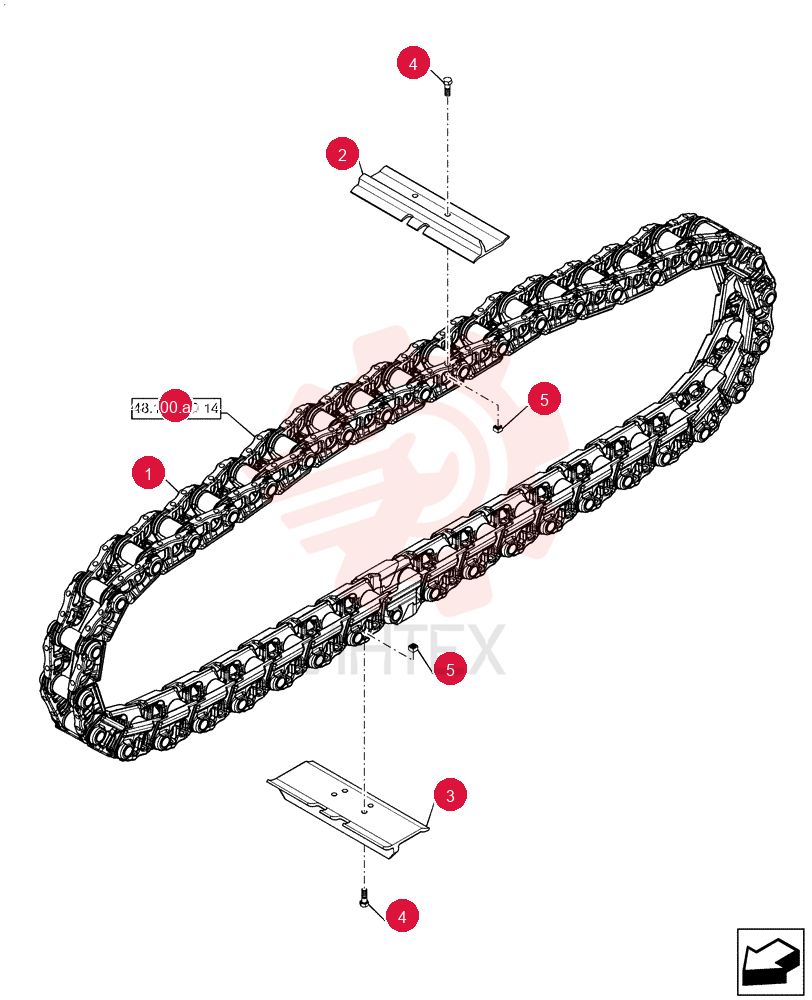 CHAIN (CE) 84318873 (4)