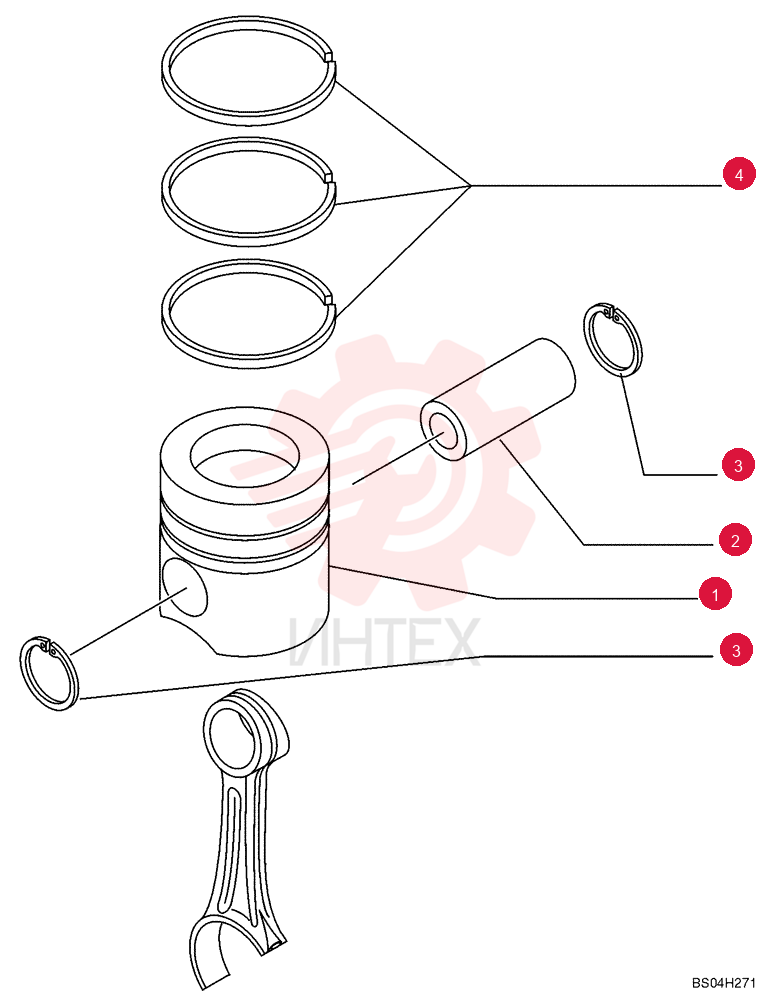 PISTON & RINGS KIT