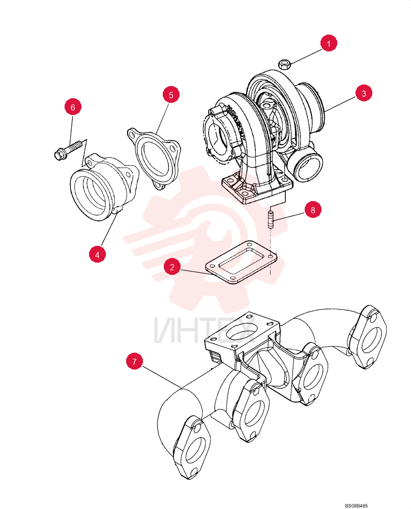 FLANGE NUT,M8