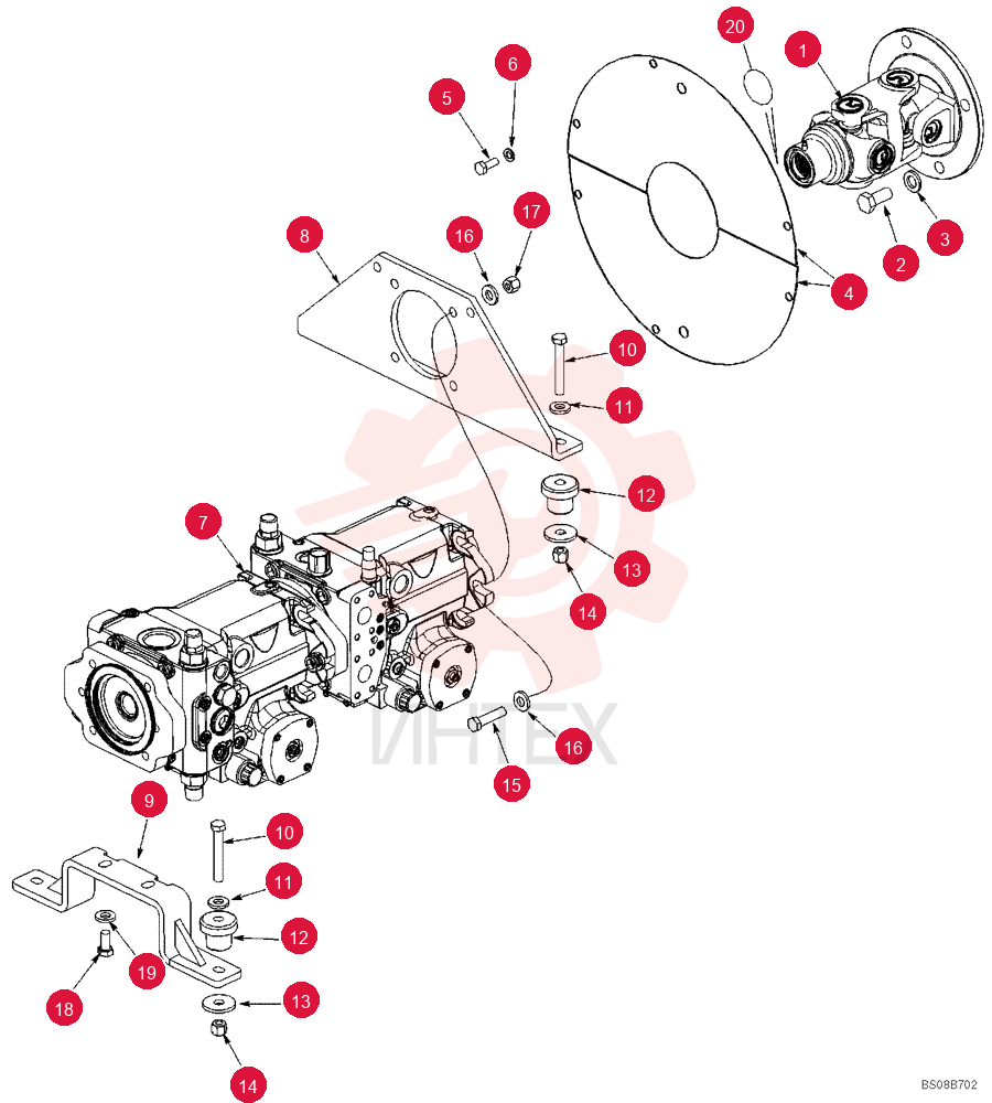 FLEXIBLE DRIVE SHAFT 328712A2