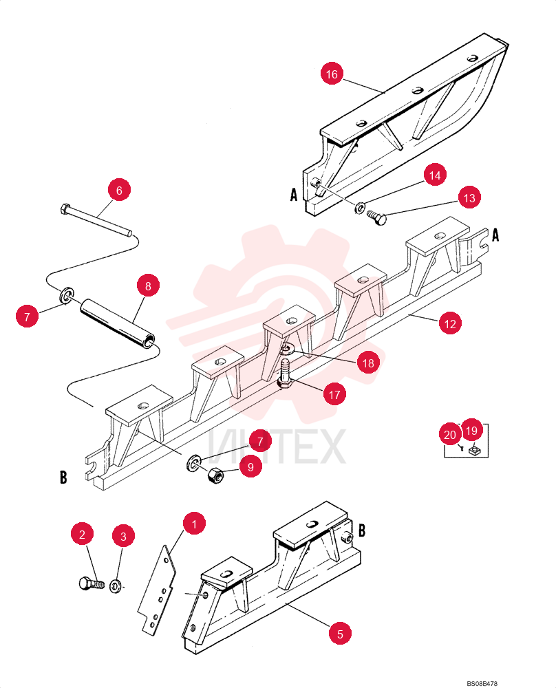 GUARD, Rear; Replaces 86987772