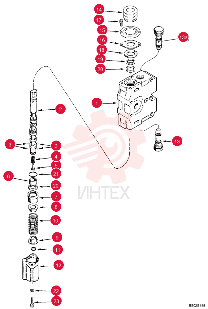 HYD VALVE SECTION 87402656