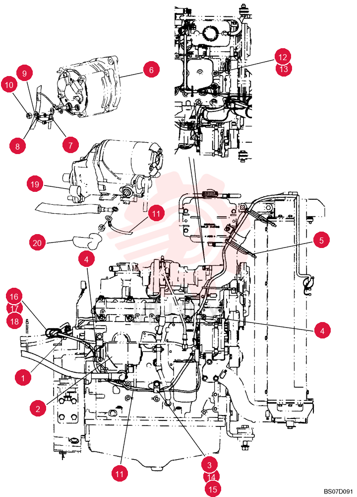 WIRE HARNESS 87589071 (1)