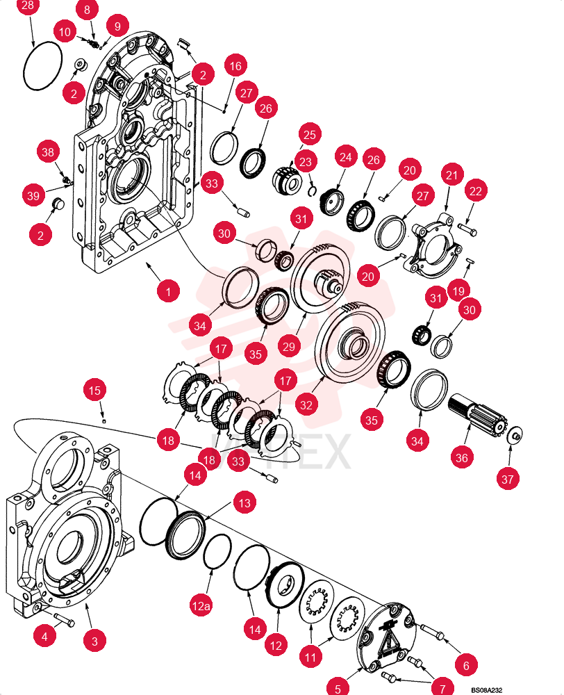DRIVE ASSY. 87724629 (2)