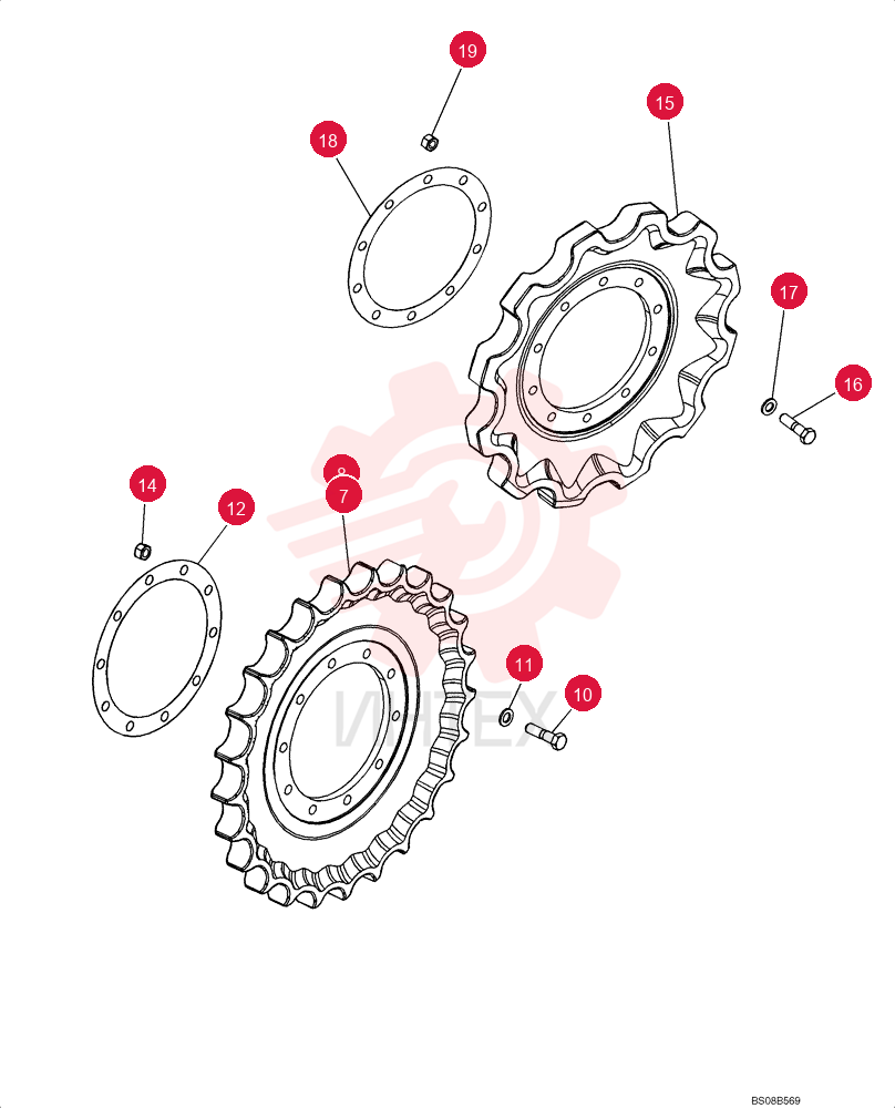 DRIVING SPROCKET 86981861