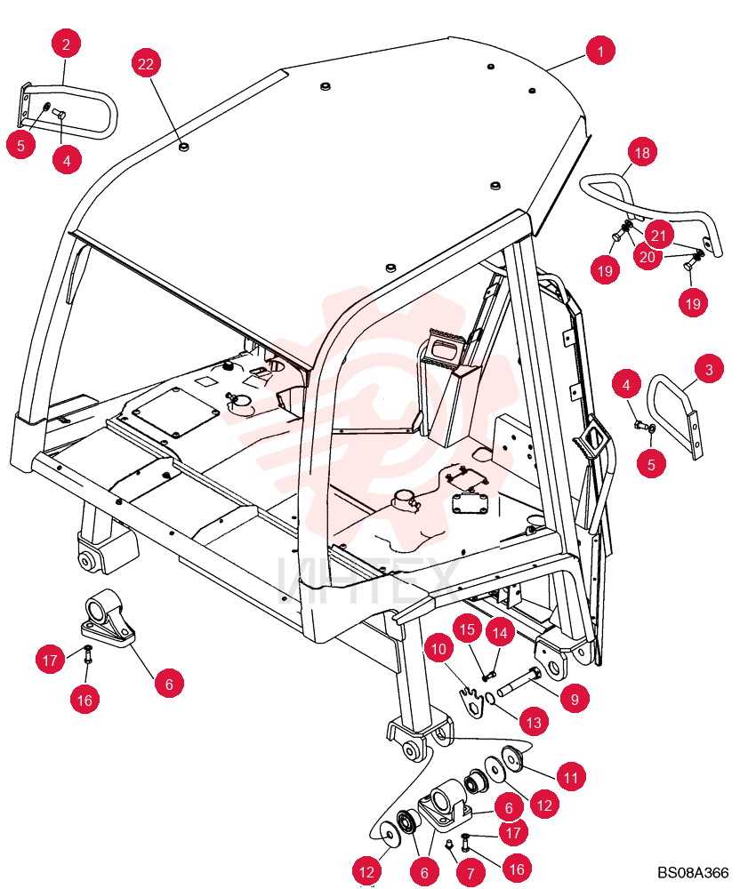 ROPS, Frame, ROPS Canopy