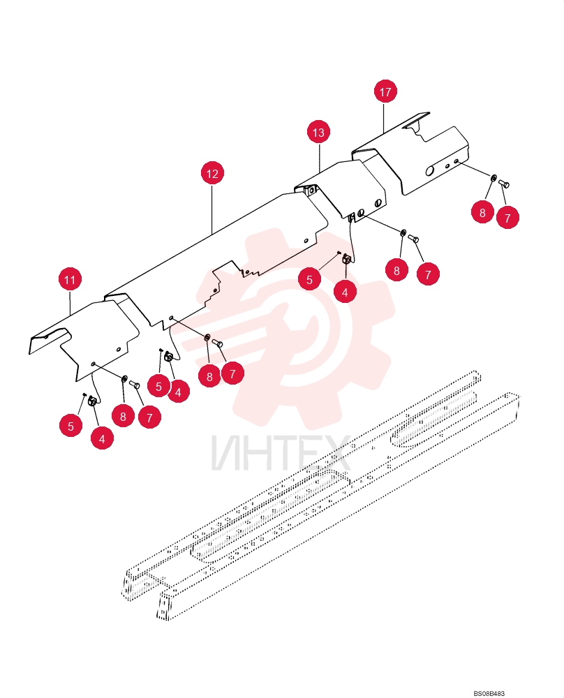 SQUARE NUT,Sq, 1/2"-13