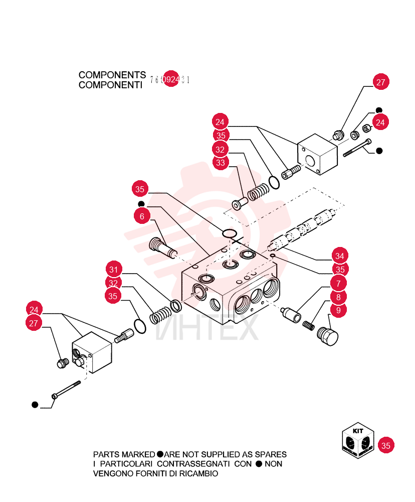 HYDRAULIC VALVE 76092435 (1)