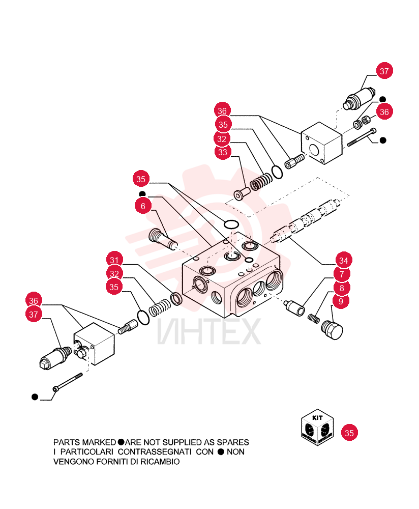 HYDRAULIC VALVE 76092435 (2)