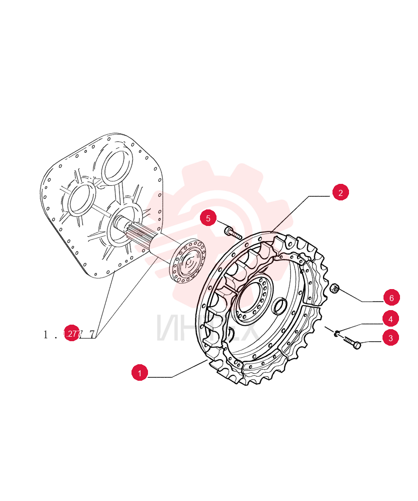 TOOTHED SECTOR 79106146 (2)