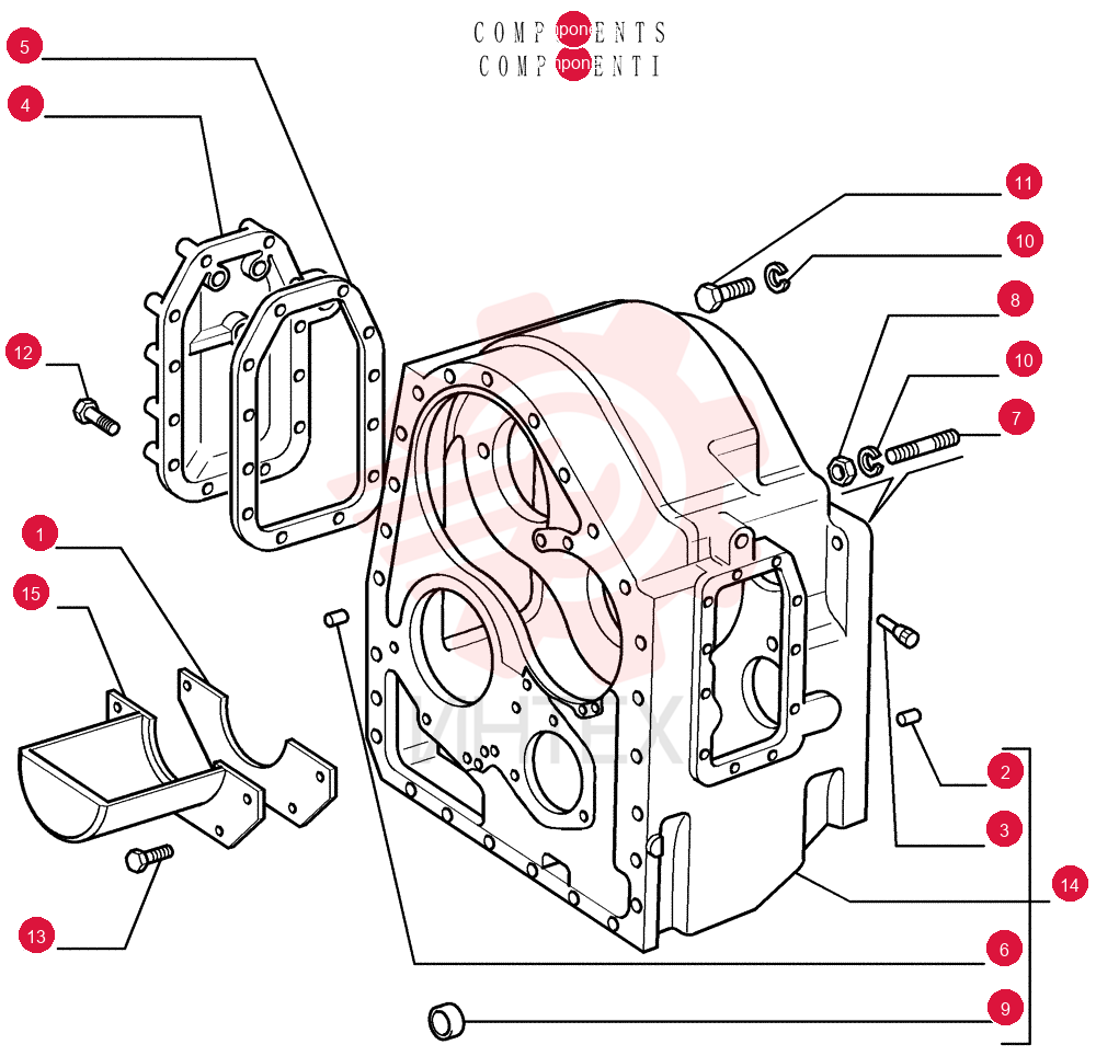 OIL PAN GASKET SET,0.4mm Thk