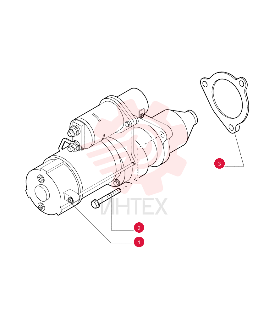 STARTER MOTOR 76193688
