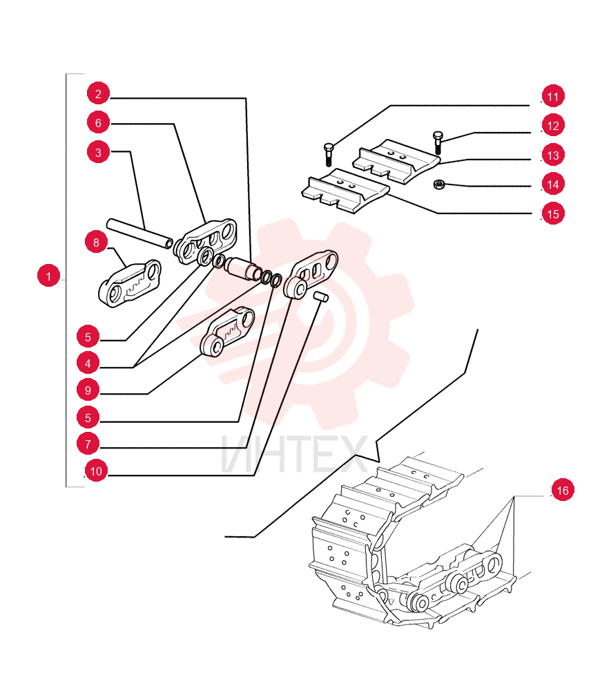 TRACK ASSY 76069523 (1)