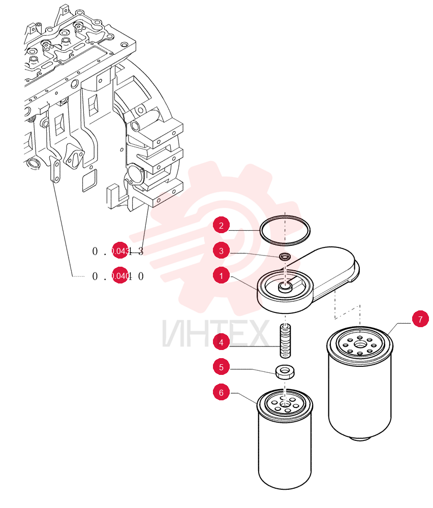 FILTER HEAD 76194749