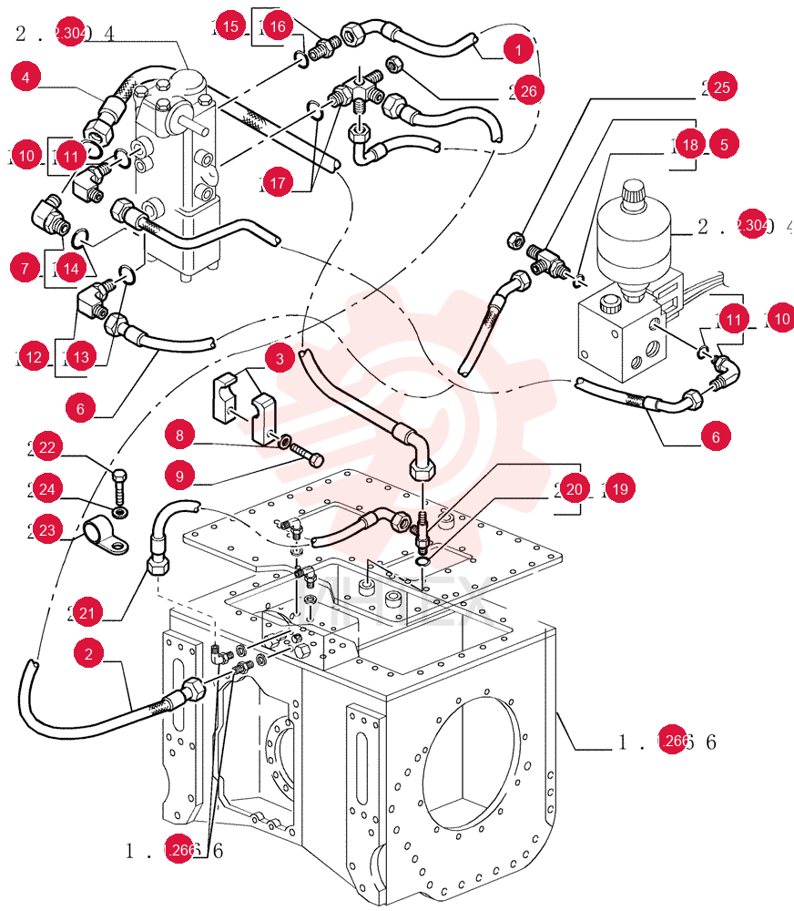 HYDRAULIC HOSE 76054899