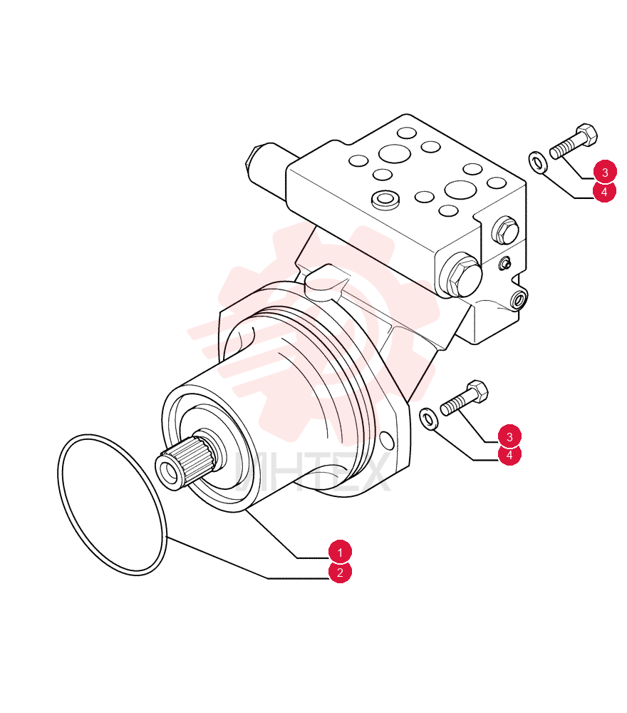 HYDRAULIC MOTOR 76040622