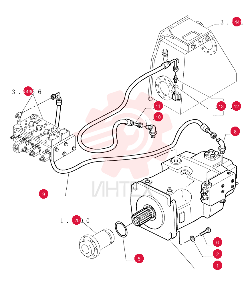 HYDRAULIC PUMP 76040621