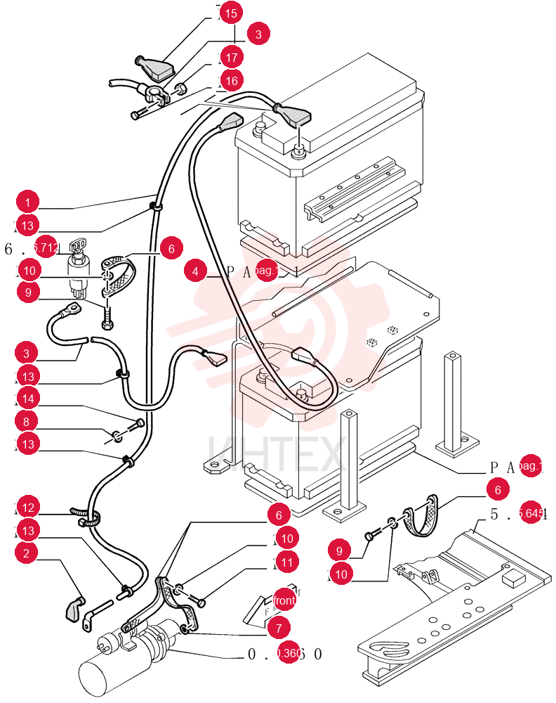 POS BATTERY CABLE 76053570