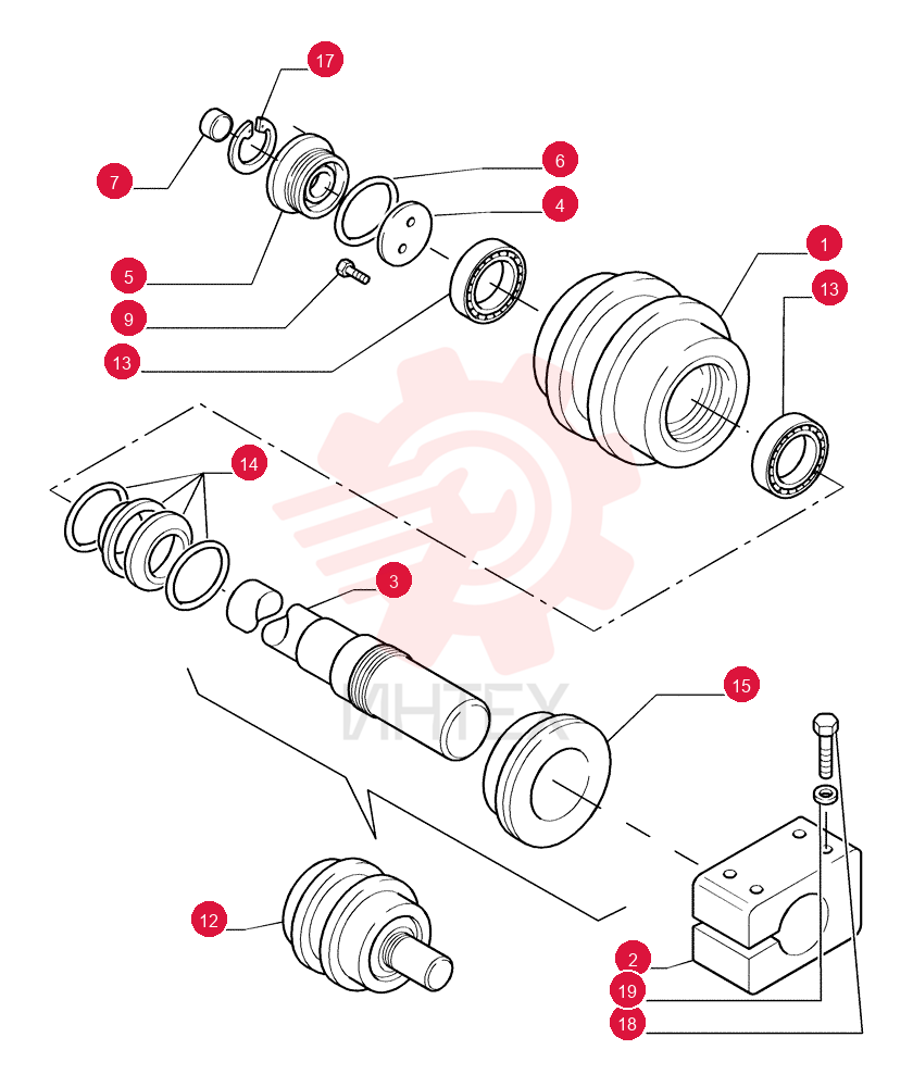 TRACK ROLLER 76046527