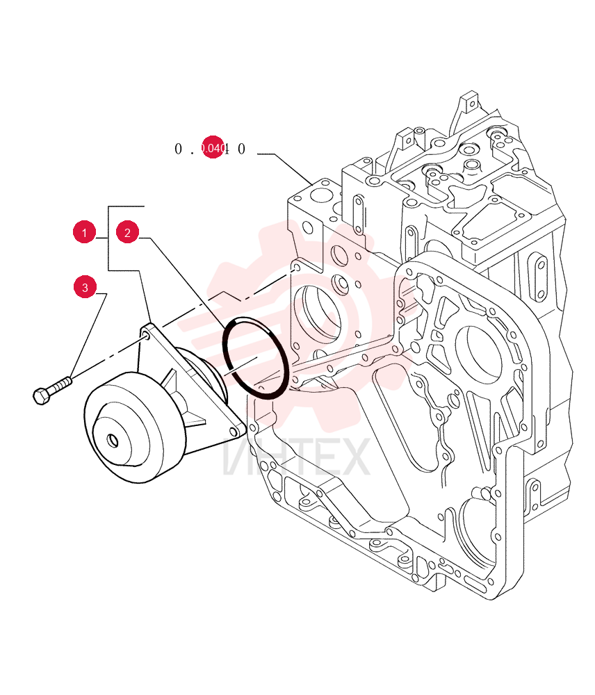 WATER PUMP 76195258
