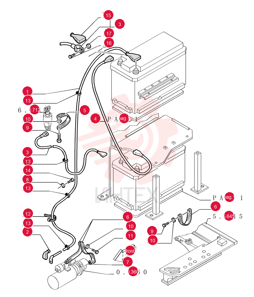 POS BATTERY CABLE
