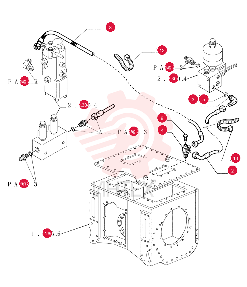 HYDRAULIC HOSE 76054904