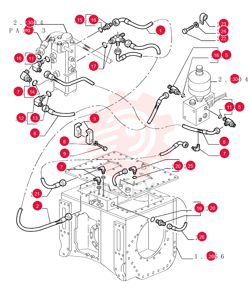 HYDRAULIC HOSE 76054899