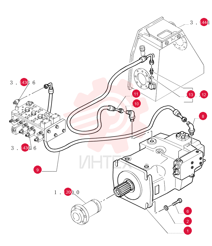 HYDRAULIC PUMP 76040621