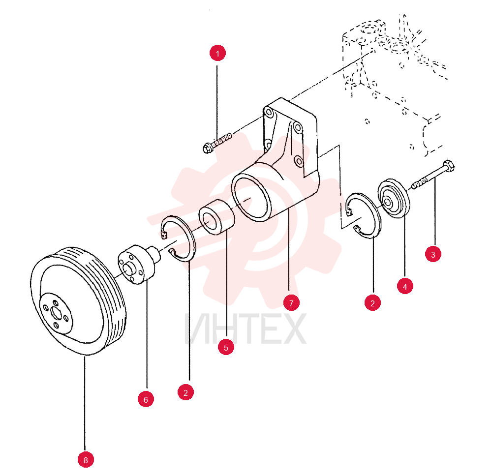 SCREW,M8 x 1.25 x 40mm