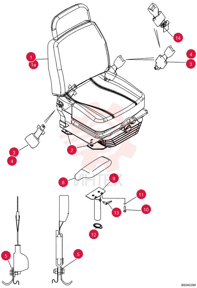 SEAT ASSY.