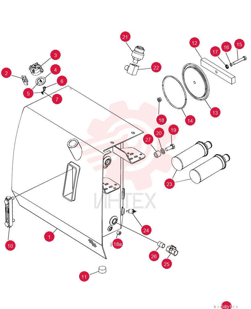 TANK, HYDRAULIC OIL