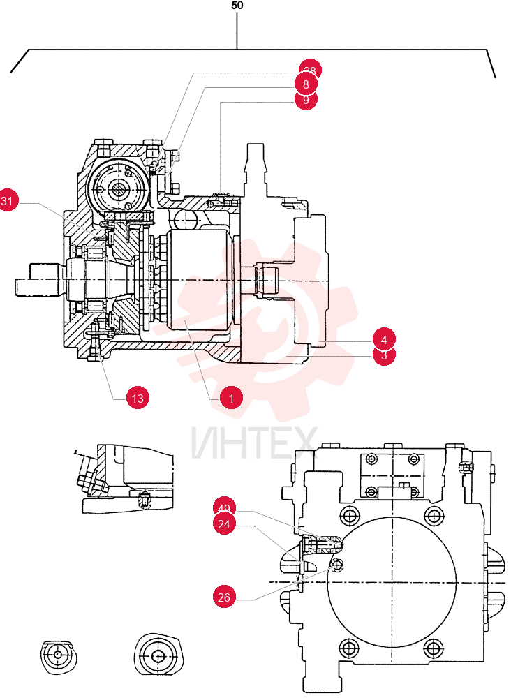 HYDRAULIC PUMP 76593136 (3)