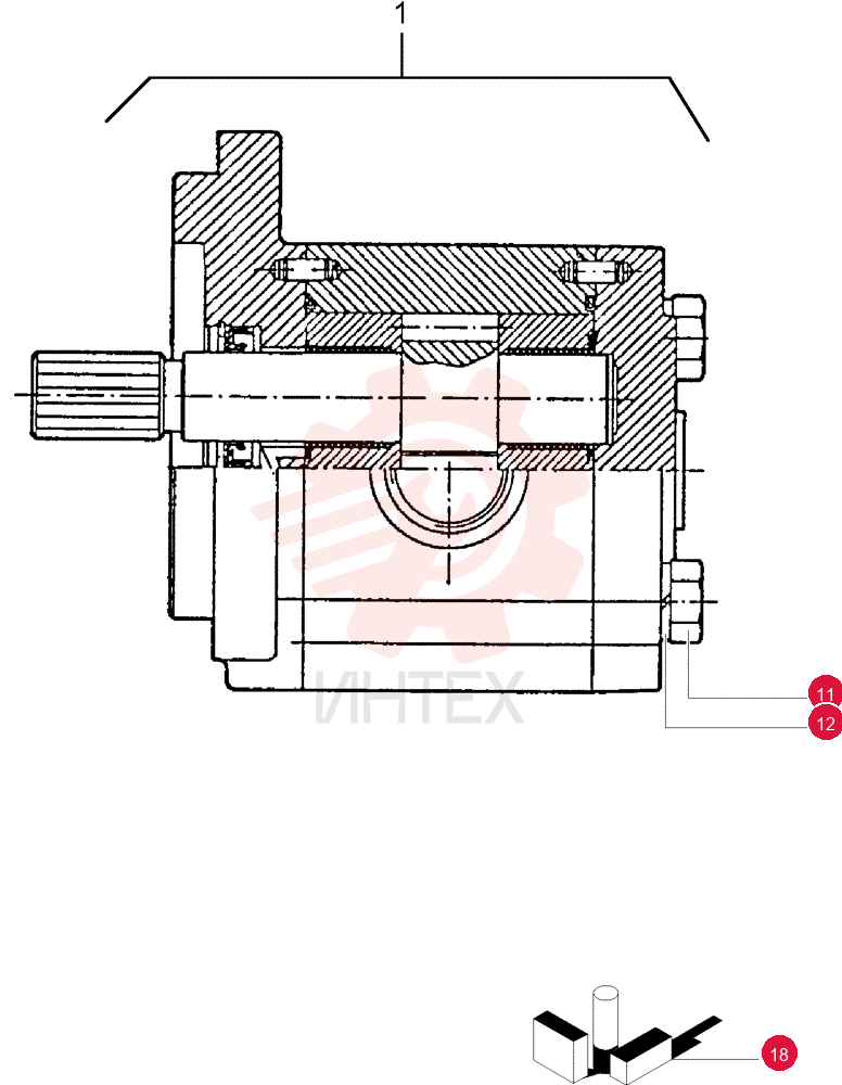 HYDRAULIC PUMP 76590961