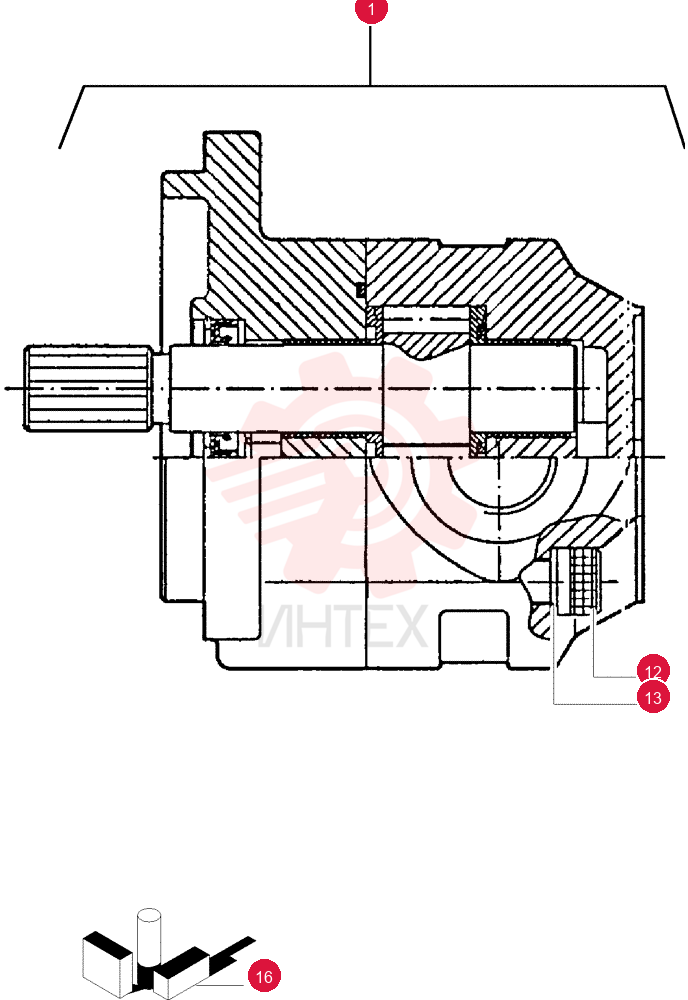 HYDRAULIC PUMP 76598623
