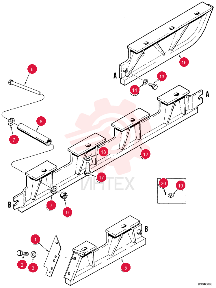 GUARD, Rear; Replaces 86987772
