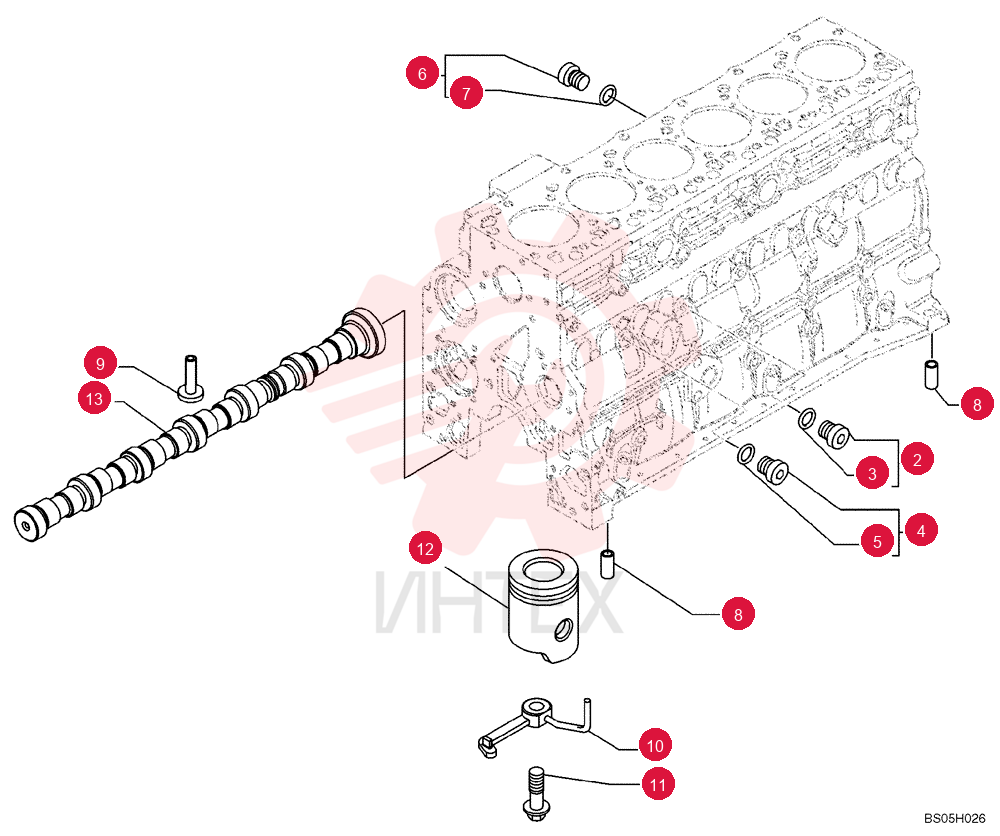 HEX SOCKET PLUG,M14 x 1.5